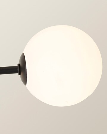 ValueLights Marlow Matte Black Multi Arm Ceiling Light