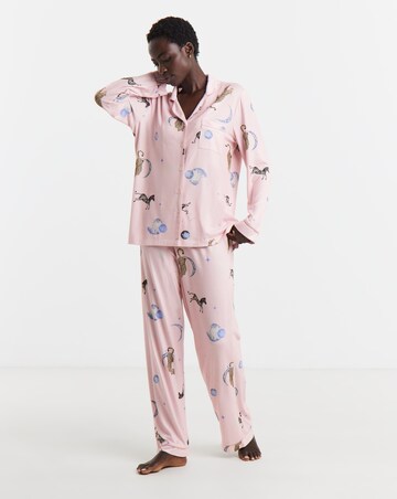 Pretty Secrets Supersoft Knit Celestial Print Twosie