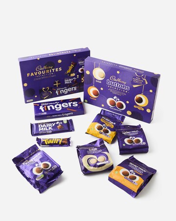 Cadbury Favourites and Buttons Selection Box Bundle