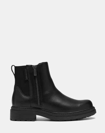 Clarks Leather Orinoco3 Chelsea Boot - Wide Fit (E)