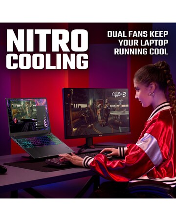 Acer Nitro Gaming Laptop - 16in Core 7 5060 16GB 512GB - Black
