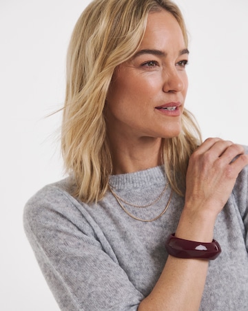 Fine Knit Half Sleeve T-shirt