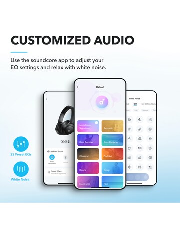 Soundcore Q21i Over-Ear Noise-Cancelling Wireless Headphones - Black