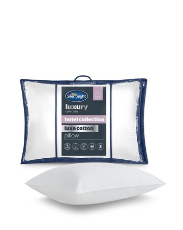 Silentnight Hotel Collection Luxe Cotton Pillow