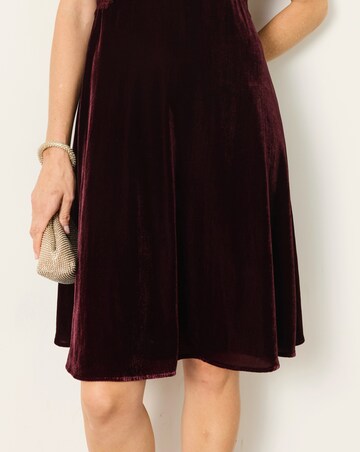 Fatface Thea Lace And Velvet Dress