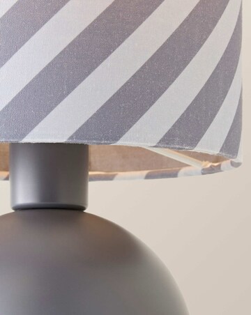 ValueLights Miley Grey Twist Table Lamp