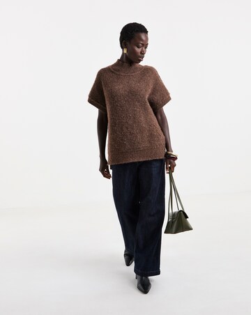 Cap Sleeve Cape Jumper