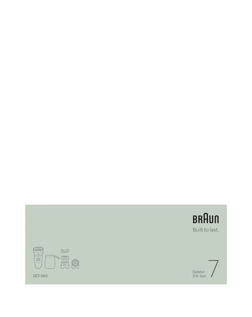 Braun Silk-Epil 7 SE7-060 Epilator