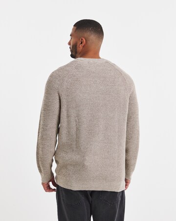 Cotton Twist Crew Neck Jumper