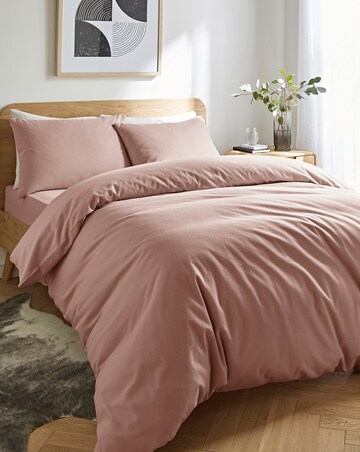 Pure Cotton Cosy Brushed Duvet Cover Set