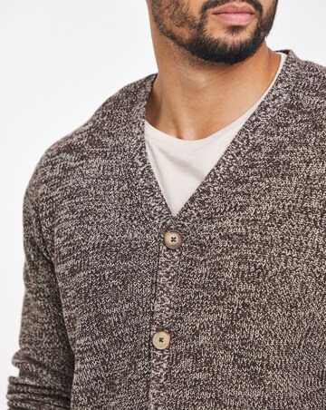 Cotton Twist Knitted Cardigan
