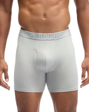 Under Armour Performance Cotton 6 Inch Boxers - 3 Pack