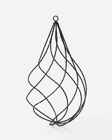 Teardrop Swirl Warm White Indoor/Outdoor Light