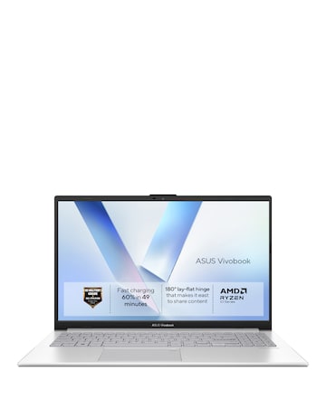 ASUS Vivobook Go Laptop - 15.6in Ryzen 5 8GB 512GB - Silver