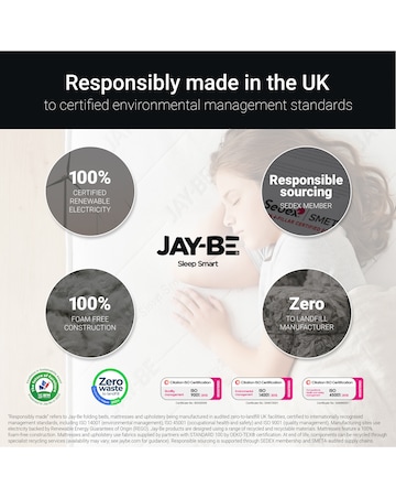 Jay-Be Simply Kids Anti-Allergy Bunk Mattress - European Single