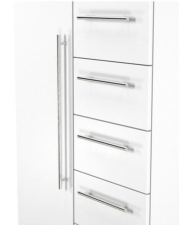 Osprey Ready Assembled 1 Door 5 Drawer Kids Wardrobe - Kids