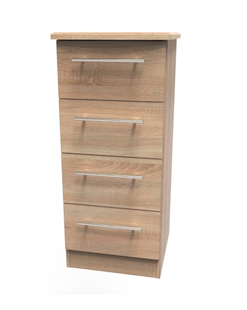 Osprey Ready Assembled 4 Drawer Tallboy - Kids