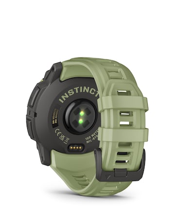 Garmin Instinct 3 AMOLED 50mm Smart Watch - Fern Green/Grey
