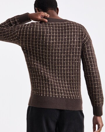 Sequin Boucle Cardigan