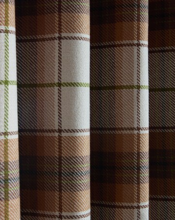 Catherine Lansfield Brushed Woven Glencoe Check Curtains