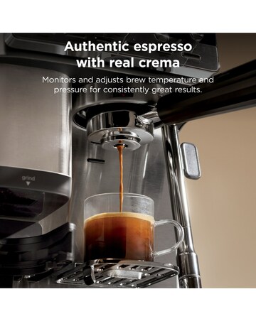 Ninja Luxe Cafe MINI Espresso Machine ES301UK Black & Stainless Steel