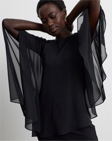 Joanna Hope Cape Midi Dress