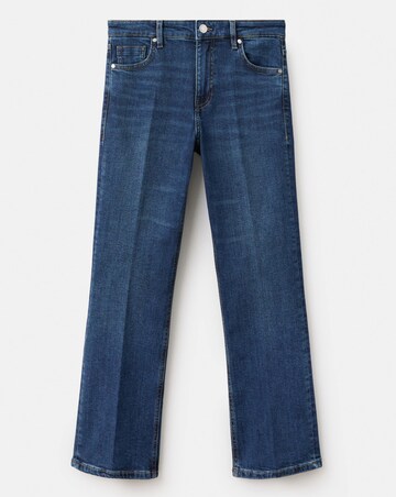 Mango Sienna Flared Cropped Jeans