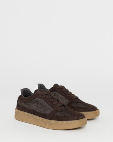 Alexa Chunky Retro Mixed Material Trainers - Extra Wide Fit (EEE)