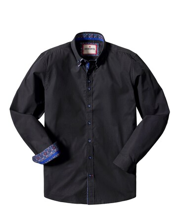 Joe Browns Distinctive Double Collar Smart Shirt - Black