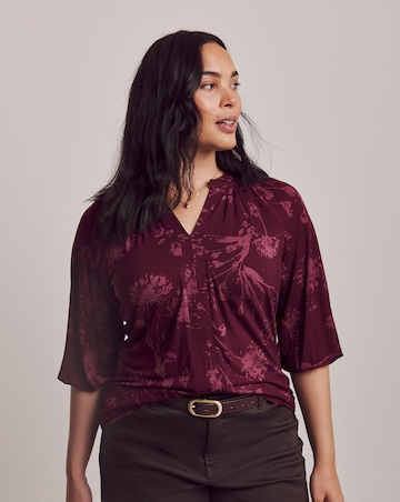 Julipa Printed Jersey Blouse