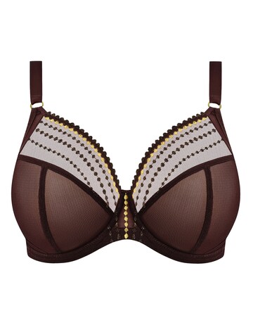 Elomi Matilda Plunge Wired Bra Brown