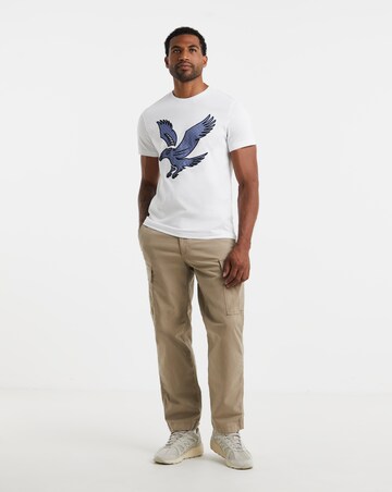 Lyle & Scott Short Sleeve Graphic Eagle T-Shirt - White