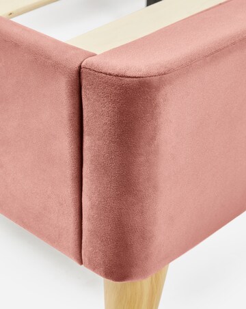 Emery Velvet Bedframe with mattress