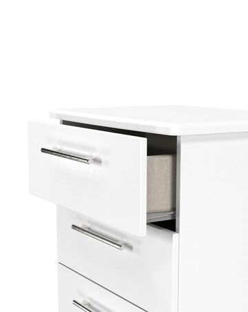 Osprey Ready Assembled 4 Drawer Midi Chest - Kids
