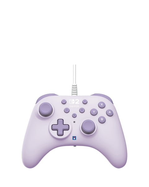 HORI HORIPAD Turbo Wired Controller for Nintendo Switch 2 - Cozy Lavender