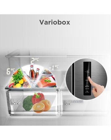 Midea Multi-Door Fridge Freezer - Inox