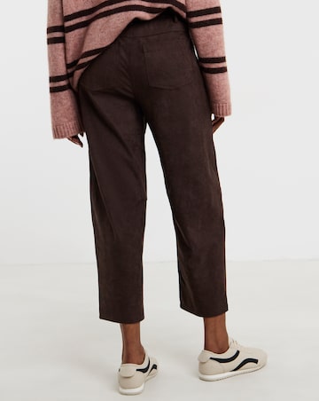 Suedette Barrel Trouser