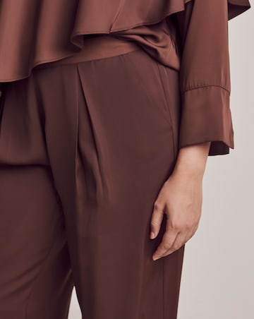 Julipa Petite Satin Straight Leg Trouser