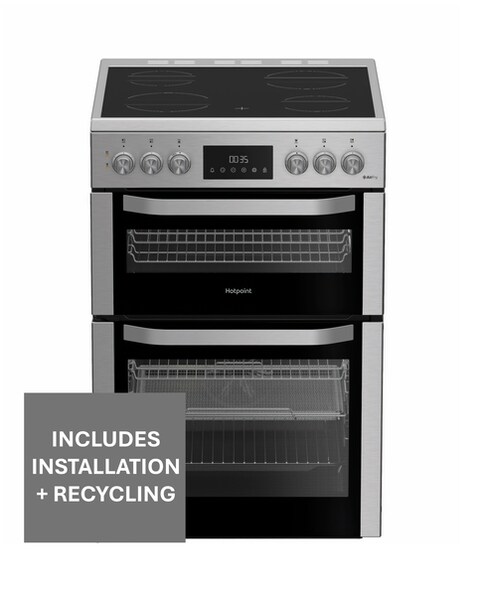 Hotpoint HDE6VDCAX Electric Cooker Inst