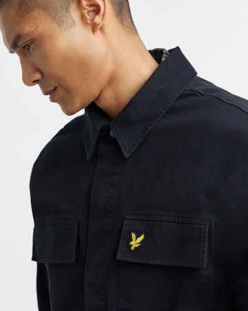 Lyle & Scott Washed Overshirt - Black