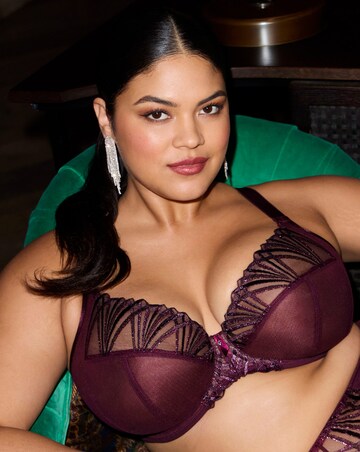Elomi Reja Wired Plunge Bra Fig