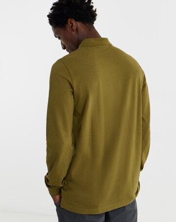 Core Long Sleeve Pique Polo Long Length