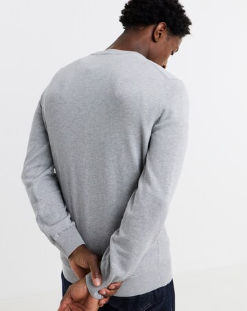 Lacoste Classic Crew Neck Sweater - Grey Marl