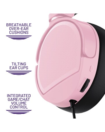 Stealth PANTHER Gaming Headset for PS5, PS4, Xbox, Switch, PC - Blush