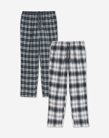 2 Pack Woven Check Flannel Bottoms