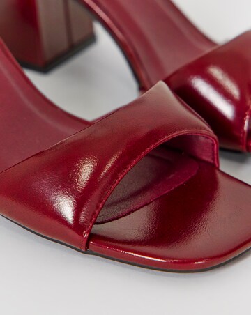 Coco Barely There Block Heel Sandals - Wide Fit (E)