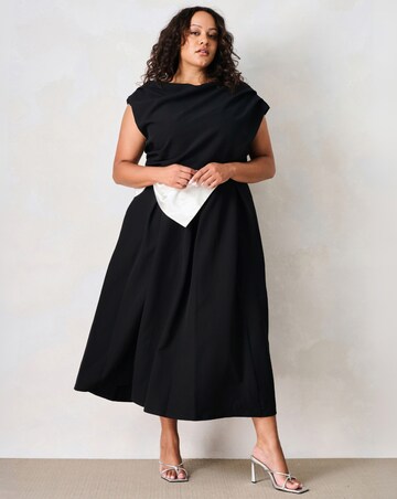 Hope & Ivy The Natalie Bow Dress