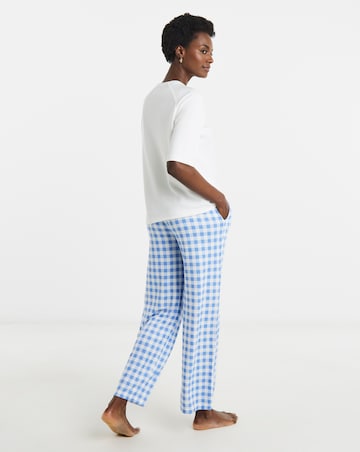 Pretty Secrets Raglan Sleeve Gingham Lounge Set