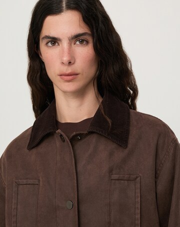Mango Corduroy Collar Jacket