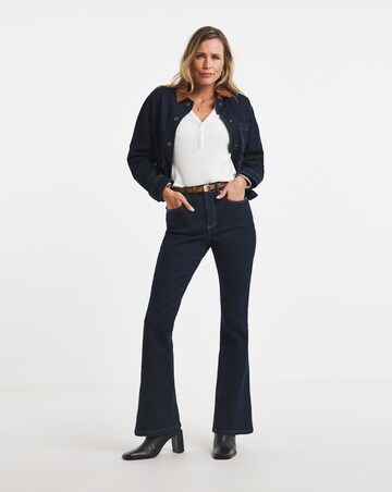 Blue Magiscuplt Bootcut Jeans